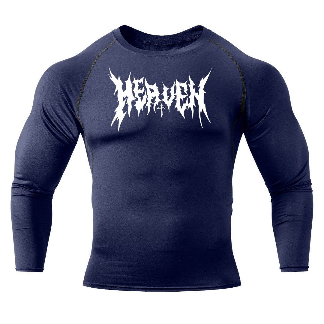 Heaven Print Compression Long Sleeve