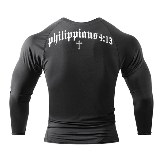 Philippians 4:13 Compression Long Sleeve
