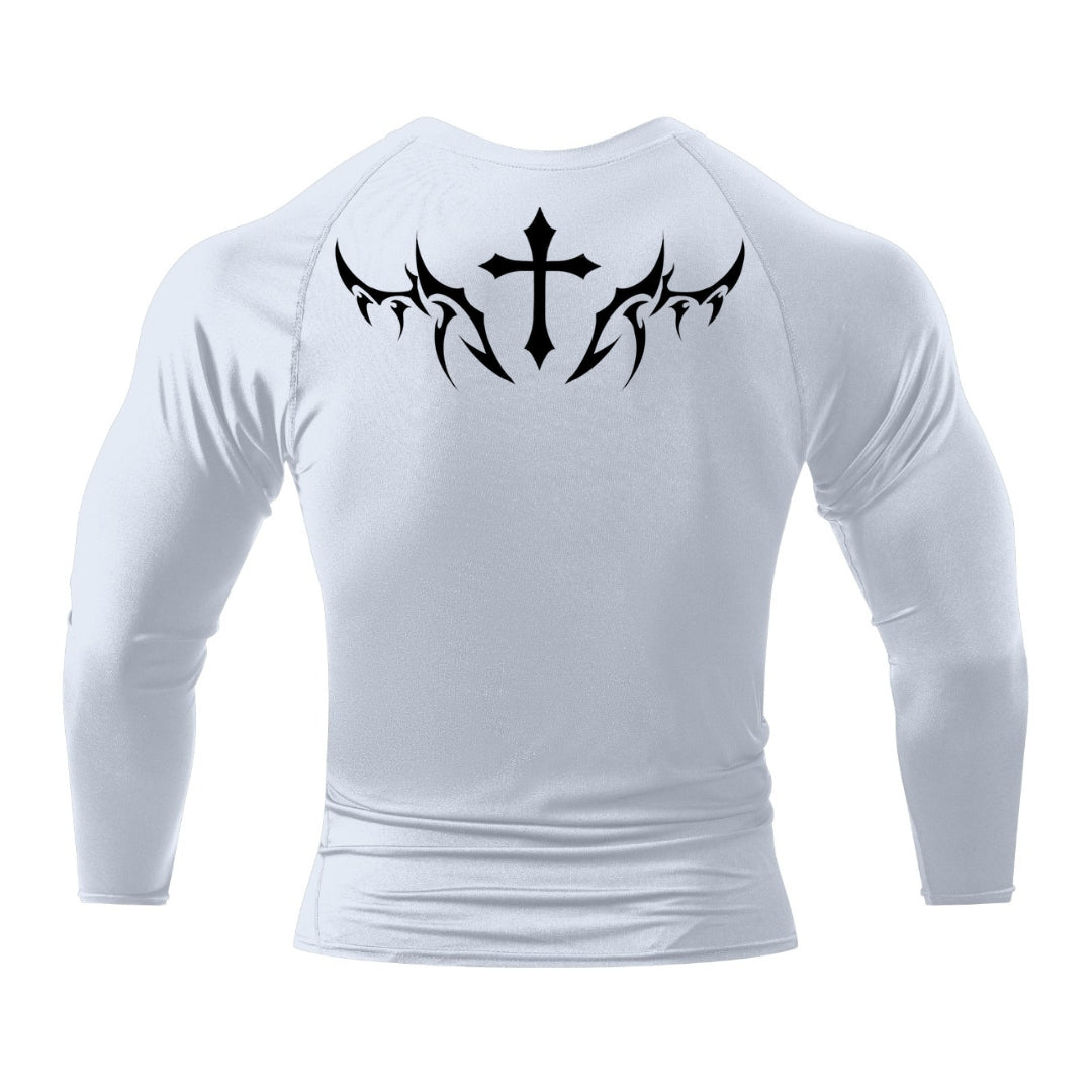Crimson Cross Compression Long Sleeve