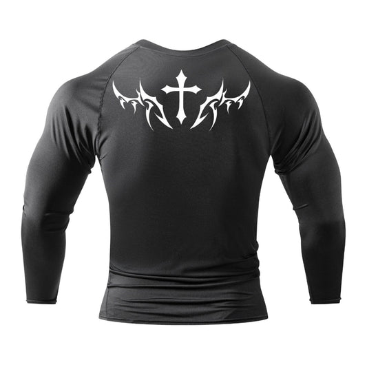 Crimson Cross Compression Long Sleeve