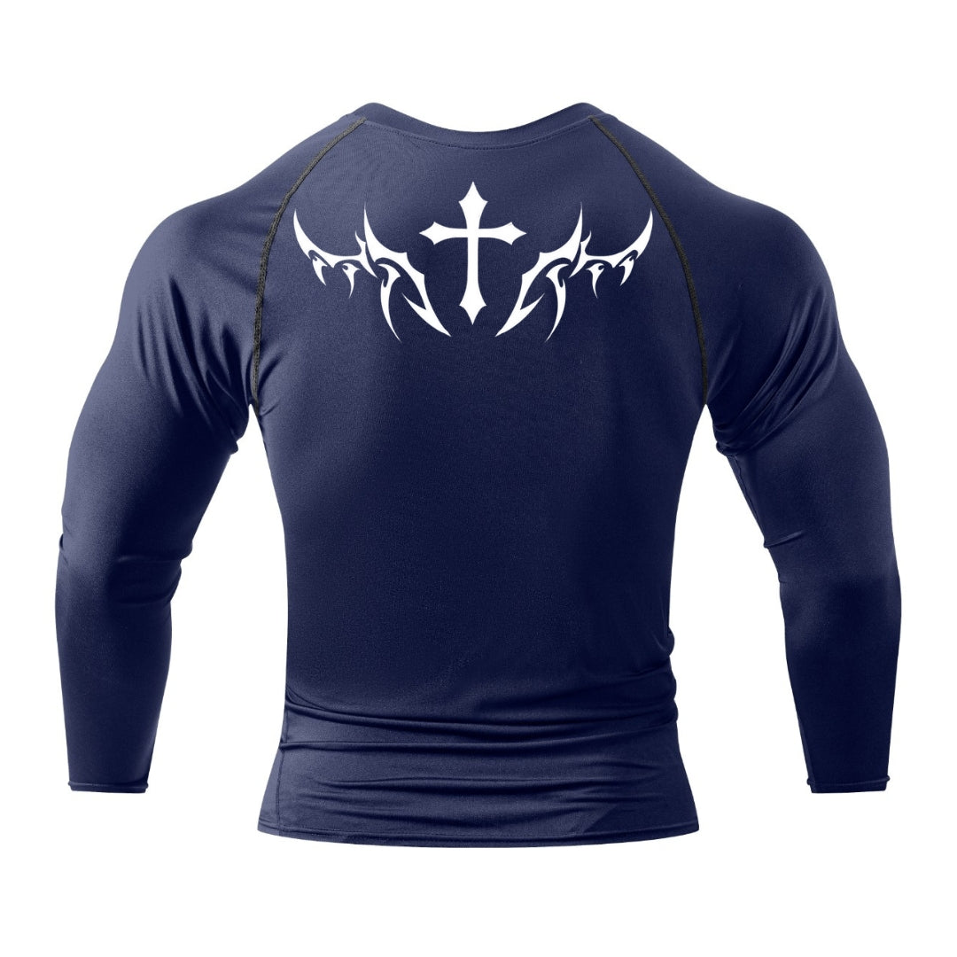 Crimson Cross Compression Long Sleeve