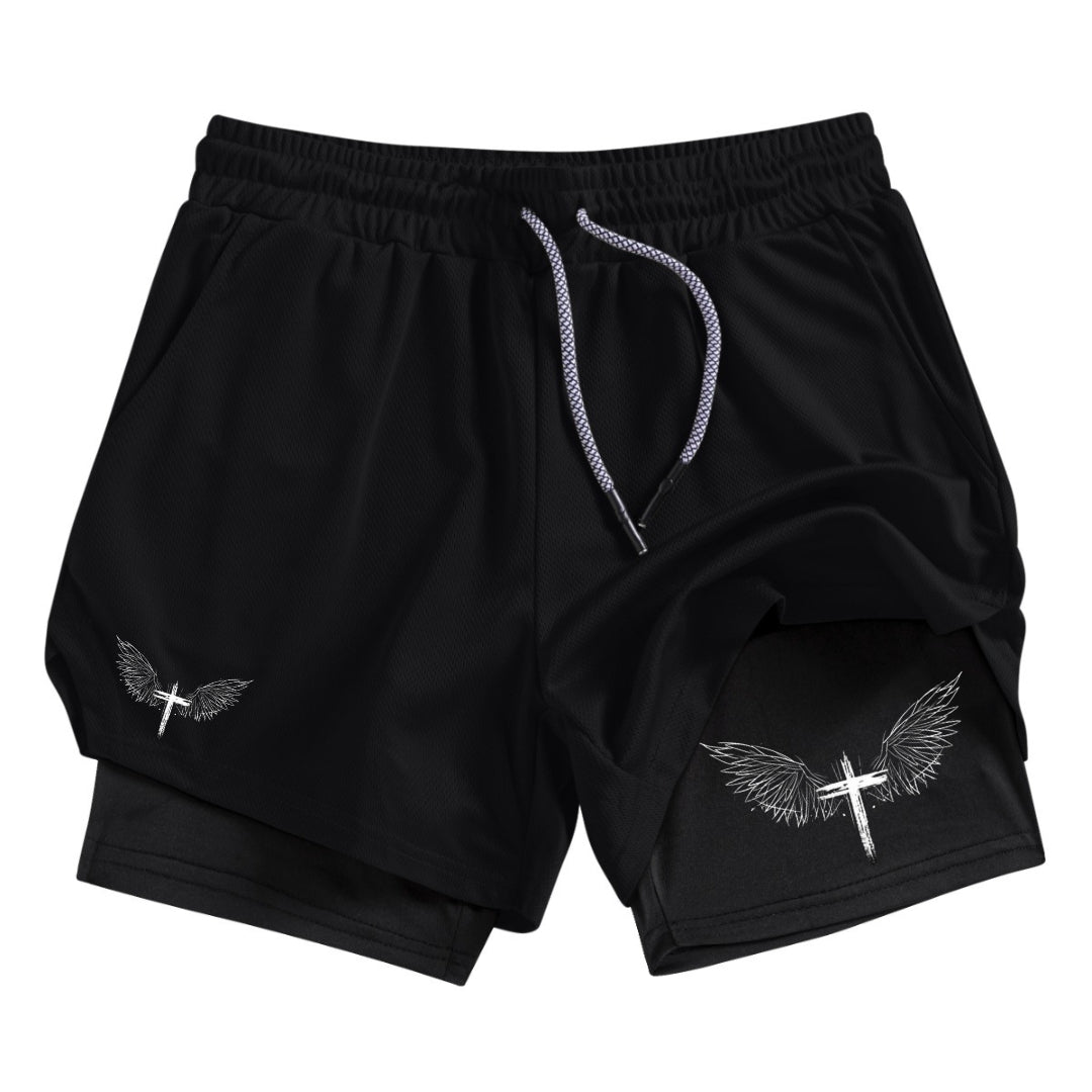 Wings of Faith Gym Shorts