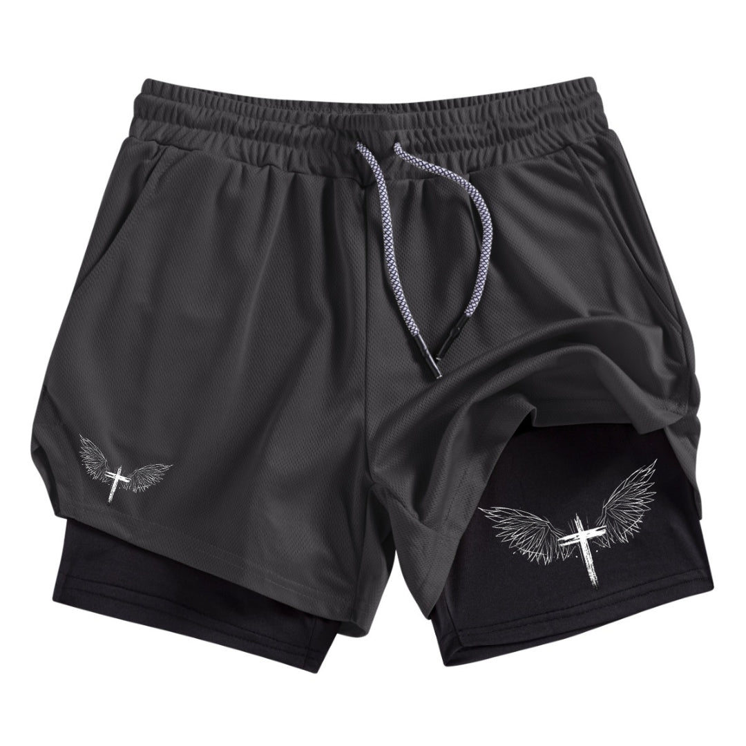 Wings of Faith Gym Shorts