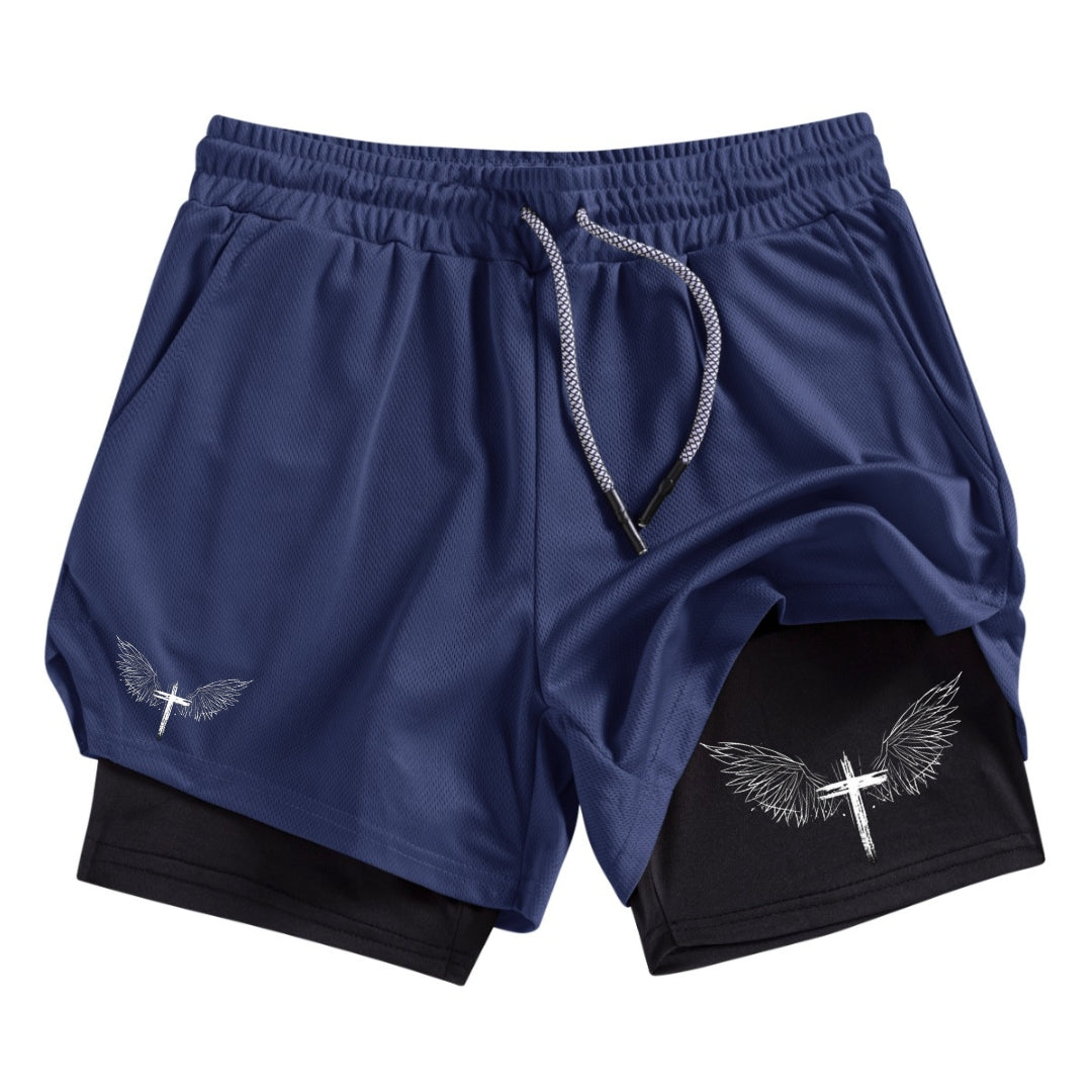 Wings of Faith Gym Shorts