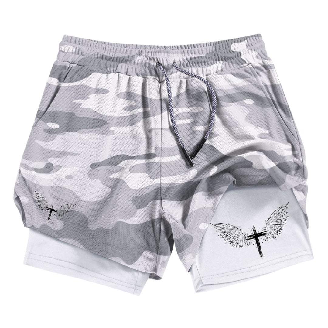 Wings of Faith Gym Shorts