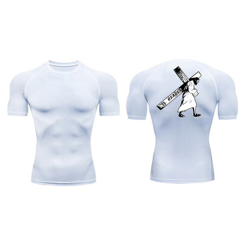 Jesus Cross Compression Shirt