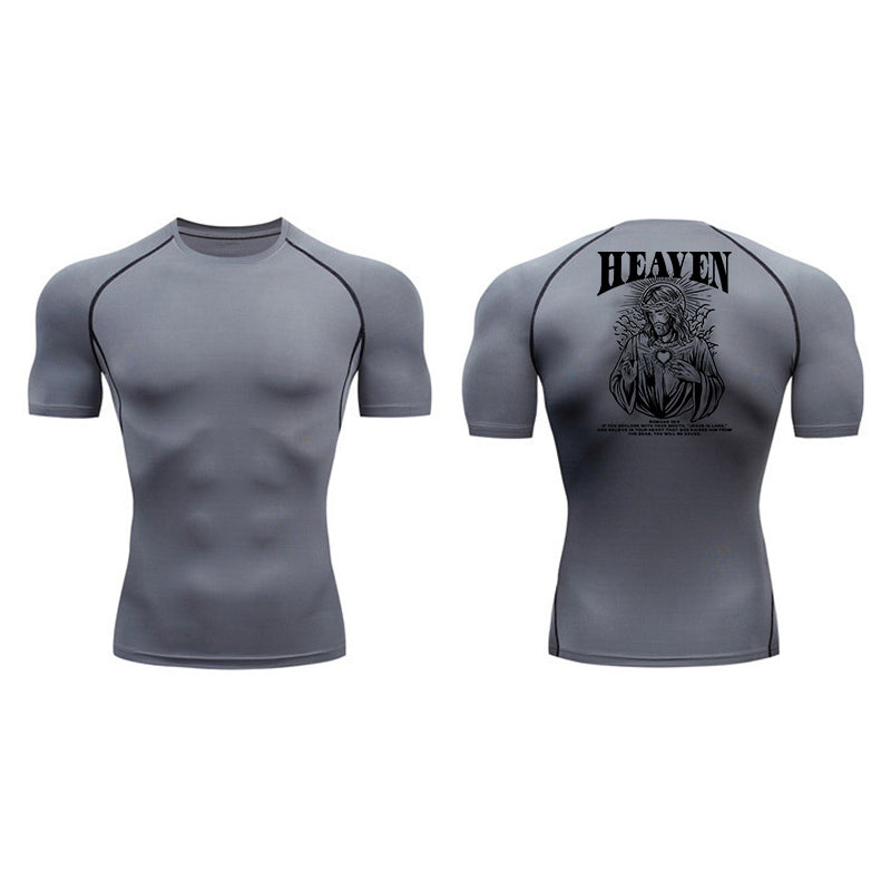 Romans 10:9 Compression Shirt