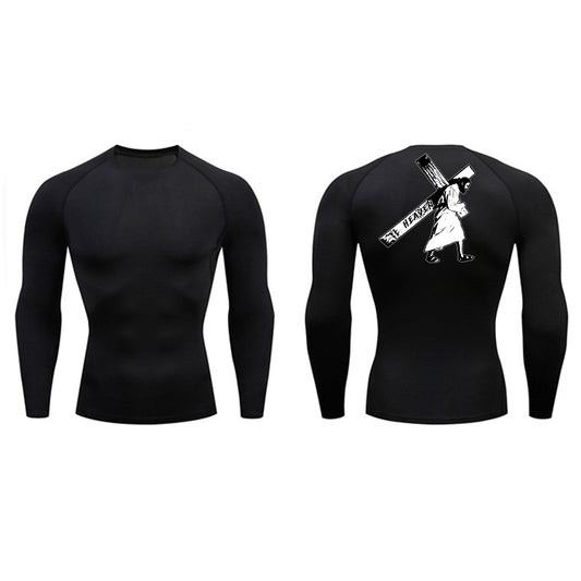 Jesus Cross Compression Long Sleeve