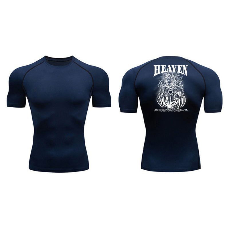 Romans 10:9 Compression Shirt