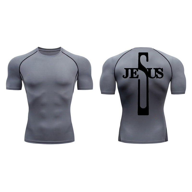 Cross Jesus Compression Shirt