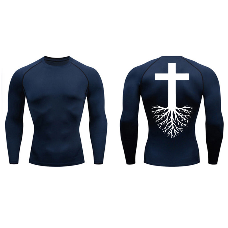 Tree Cross Compression Long Sleeve