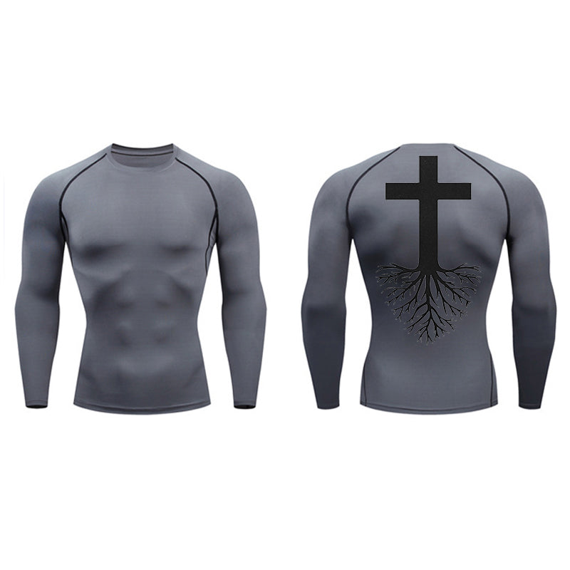 Tree Cross Compression Long Sleeve