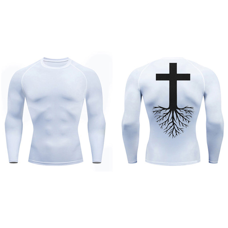 Tree Cross Compression Long Sleeve