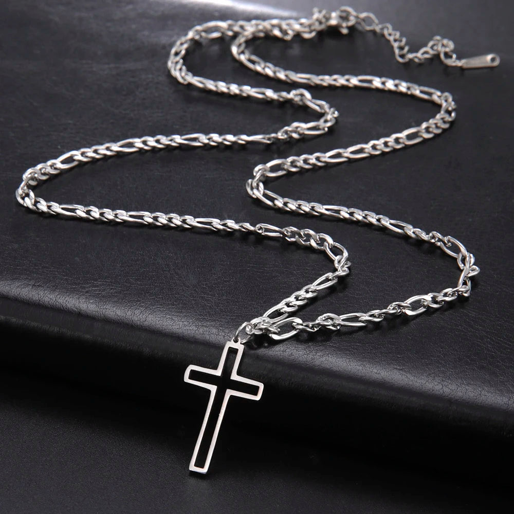 Hollow Cross Necklace